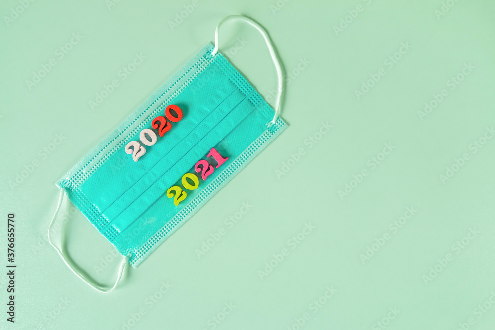 2020 and 2021 year on medical face mask 2020 and 2021 year on medical face mask