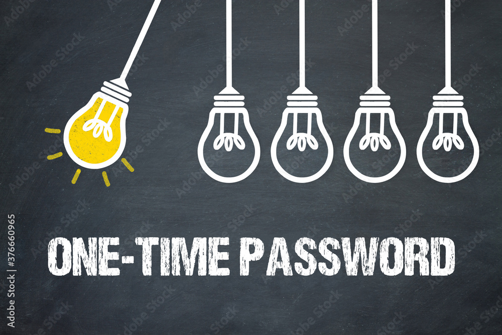 Fototapeta premium One-Time Password