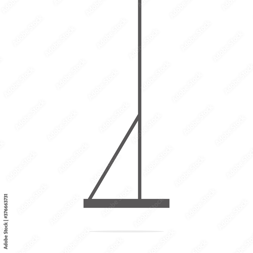 Swing isolated on white background. Vector illustration
Swing isolated on white background. Vector illustration