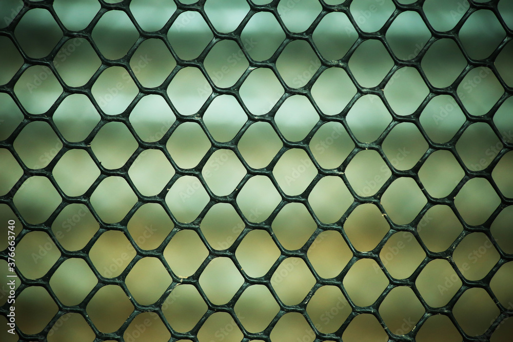 Fototapeta premium metal grid background
