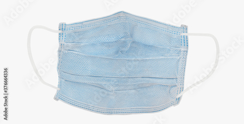 Face mask isolated over a white background