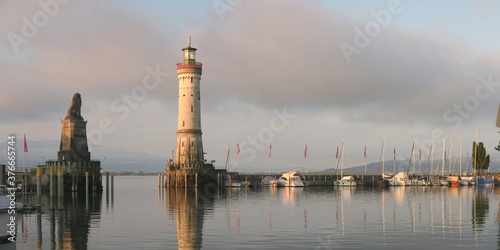 Hafen Lindau am Morgen