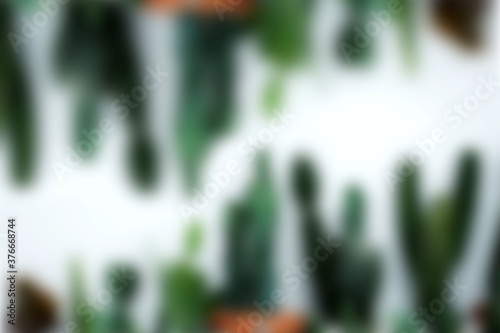 Green plant blurred abstract background