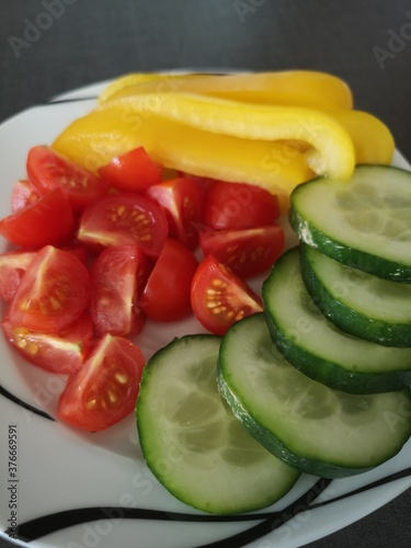 cucumber and tomato salad