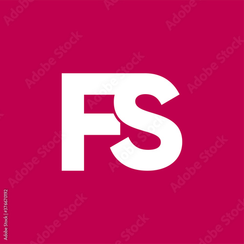 Monogram initials ps logo letters, overlapping conjunction couple p s letters, combination two intersection symbol for business card emblem
