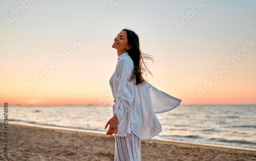 Woman on the beach