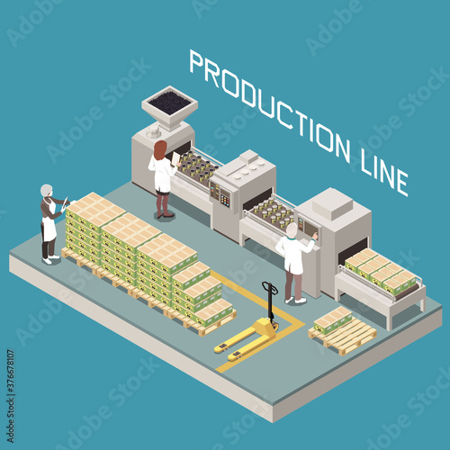 Olive Production Line Composition