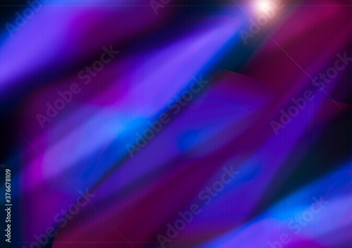 Dynamic abstract geometric background, with blue and pink light lines