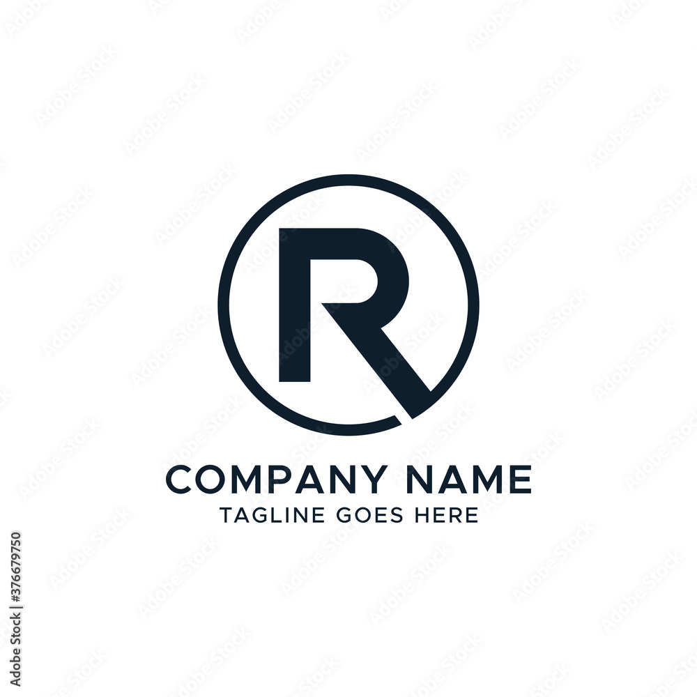Initial R Letter Logo Vector Design Initial R Letter Logo Vector Design