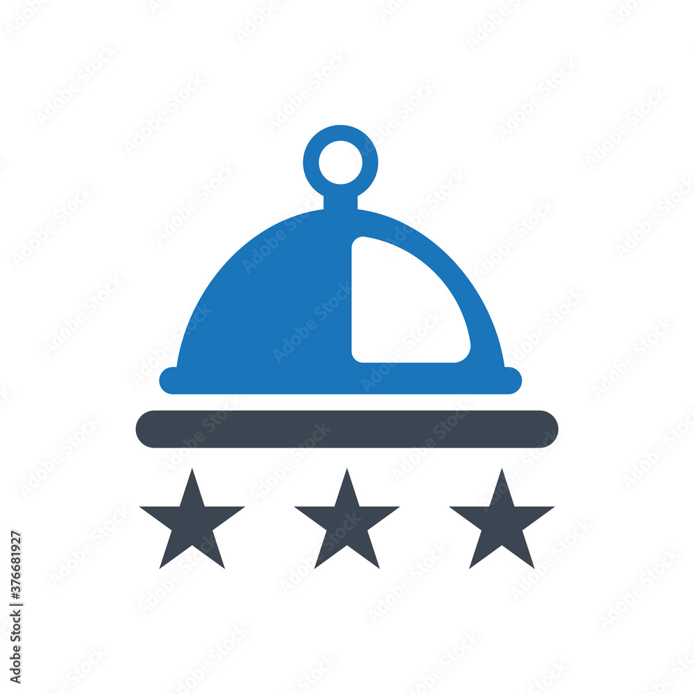 Food review icon ( vector illustration ) Food review icon ( vector illustration )
