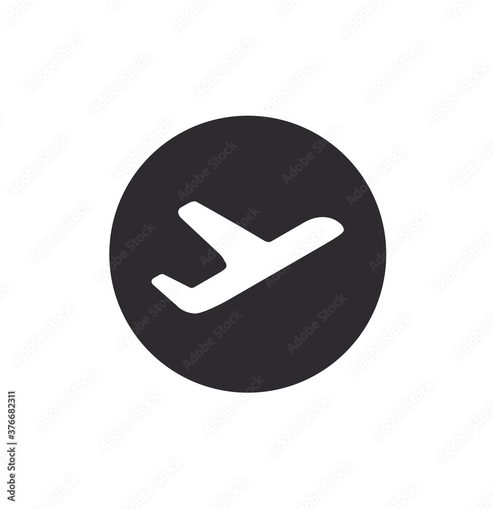 Vector airplane Icon. Plane icon. Plane sign. Flight of the aircraft. Plane taking off. Flight sign. Airport icon. Jet plane. Logo template. Vector airplane Icon. Plane icon. Plane sign. Flight of the aircraft. Plane taking off. Flight sign. Airport icon. Jet plane. Logo template.