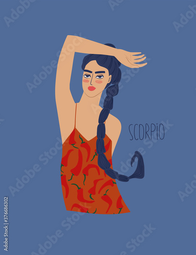 Scorpio Zodiac sign With Girl