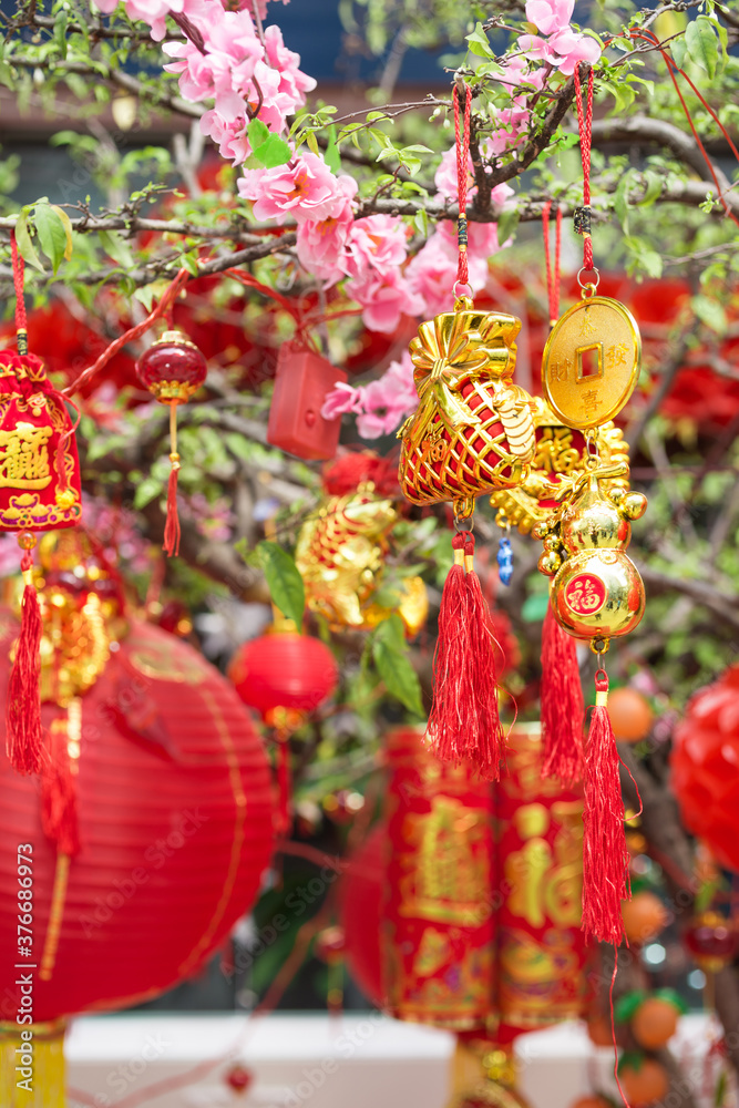 Chinese new year background. Decoration chinese style.