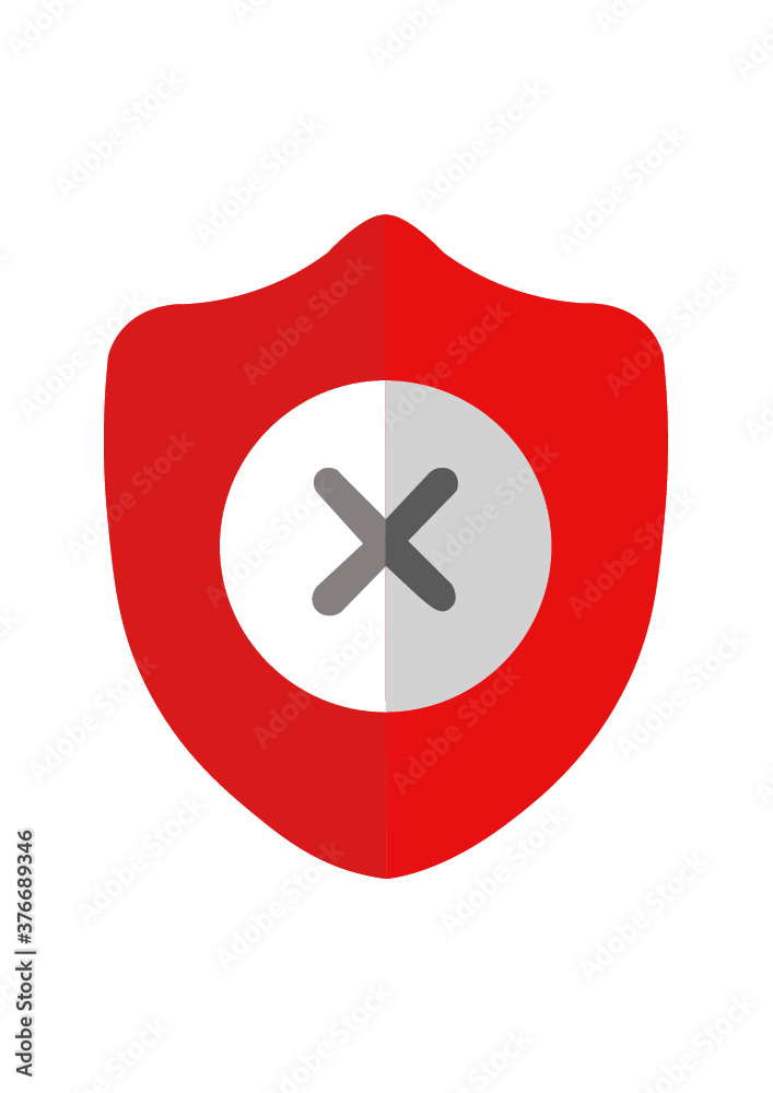 Not Secure Shield Not Secure Shield