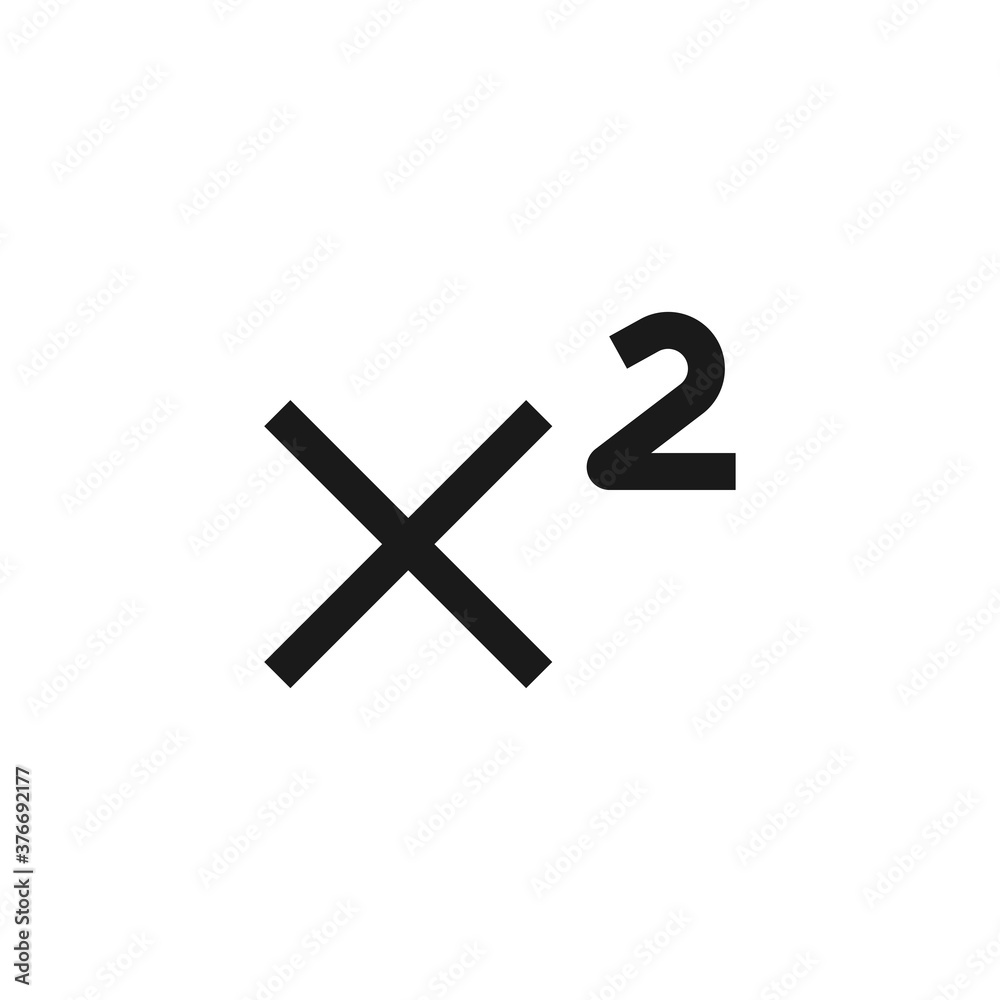 Squared icon. Mathematics symbol modern, simple, vector, icon for website design, mobile app, ui. Vector Illustration Squared icon. Mathematics symbol modern, simple, vector, icon for website design, mobile app, ui. Vector Illustration