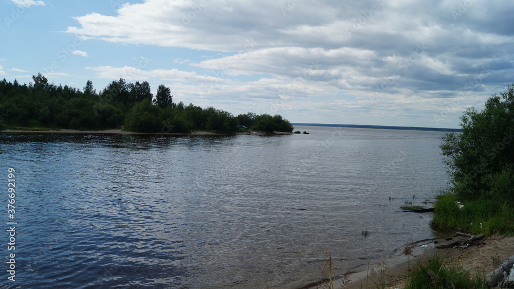 boat on the lake