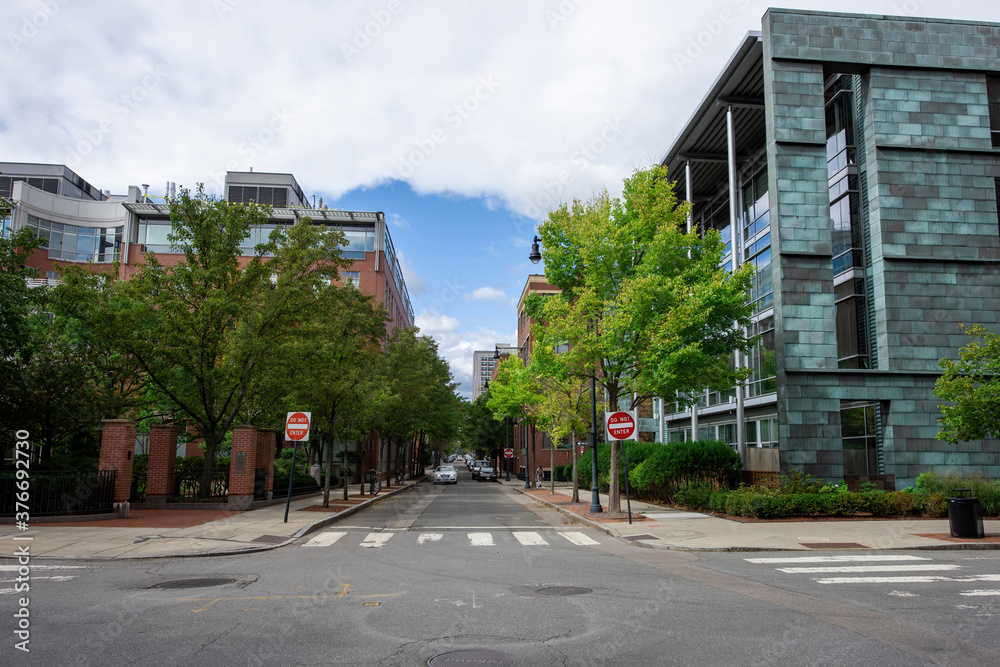 Street scape of Boston, USA