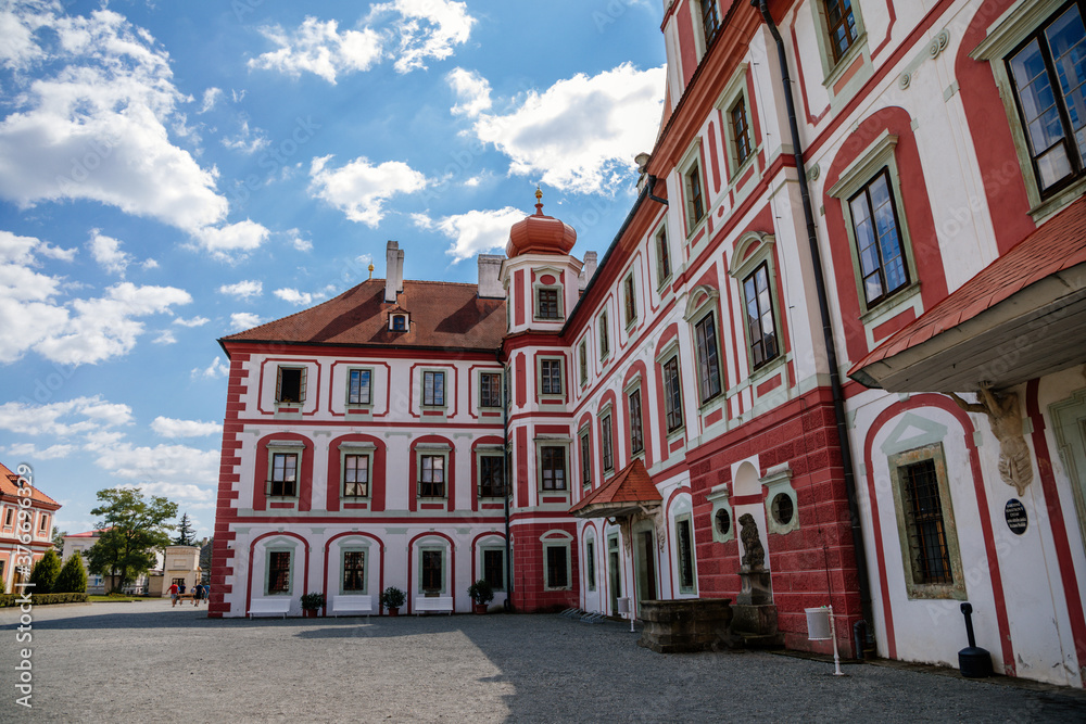 Chateau Mnichovo Hradiste, Renaissance castle, Central Bohemian Region, Czech Republic