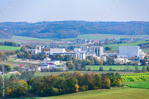 Industrieanlage bei Bissingen im Kesseltal