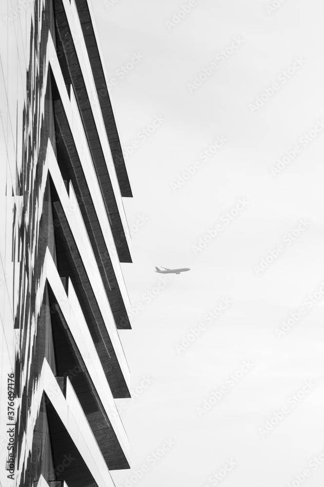 black and white plane in the sky black and white plane in the sky