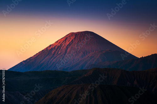 Mount Semeru volcanoes in Bromo Tengger Semeru National Park, East Java, Indonesia