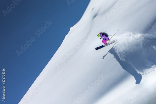 Freeride skiing