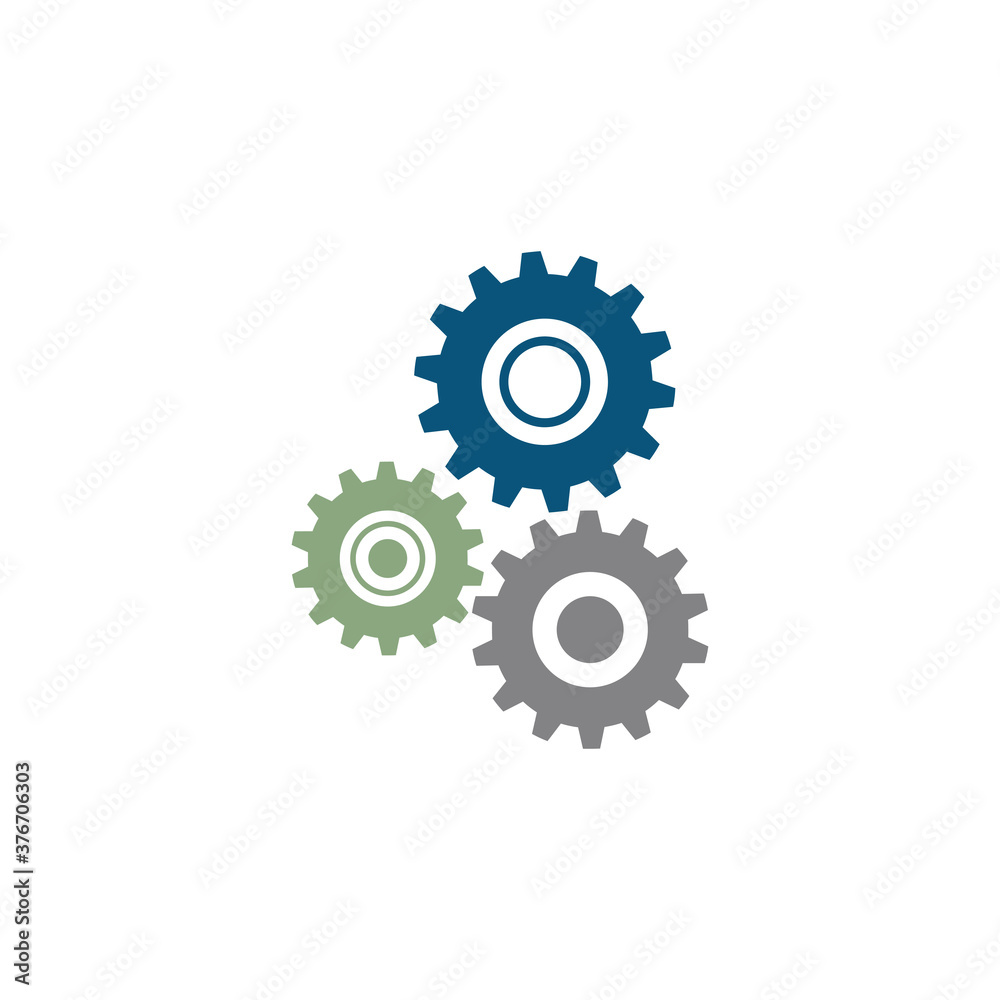 Gear Logo Template vector icon illustration