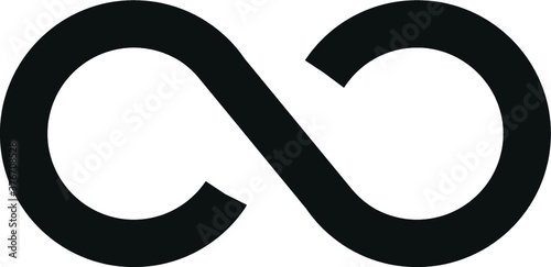 nfinity icon on white background