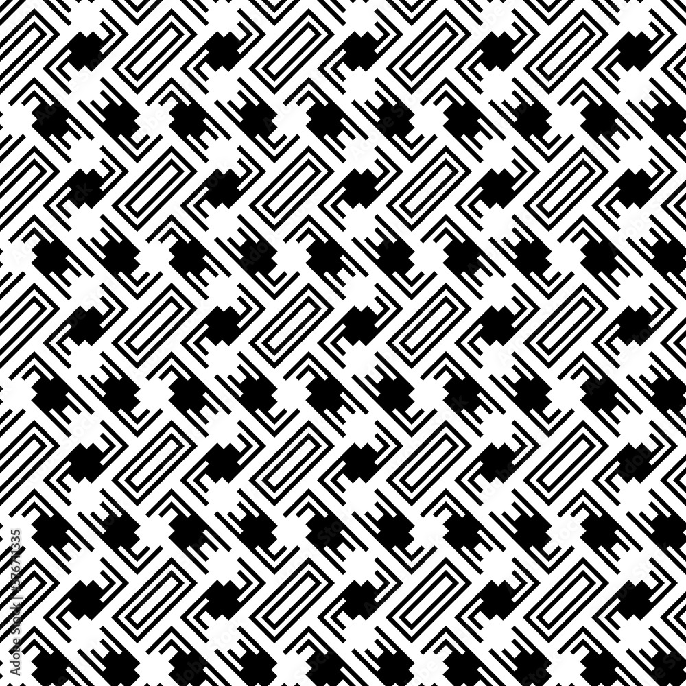 Ethnic abstract. Slanted rectangle slabs and figures. Herringbone pattern. Seamless surface design with tilted blocks. Repeated tiles ornament background. Mosaic motif. Grid wallpaper. Digital paper. Ethnic abstract. Slanted rectangle slabs and figures. Herringbone pattern. Seamless surface design with tilted blocks. Repeated tiles ornament background. Mosaic motif. Grid wallpaper. Digital paper.