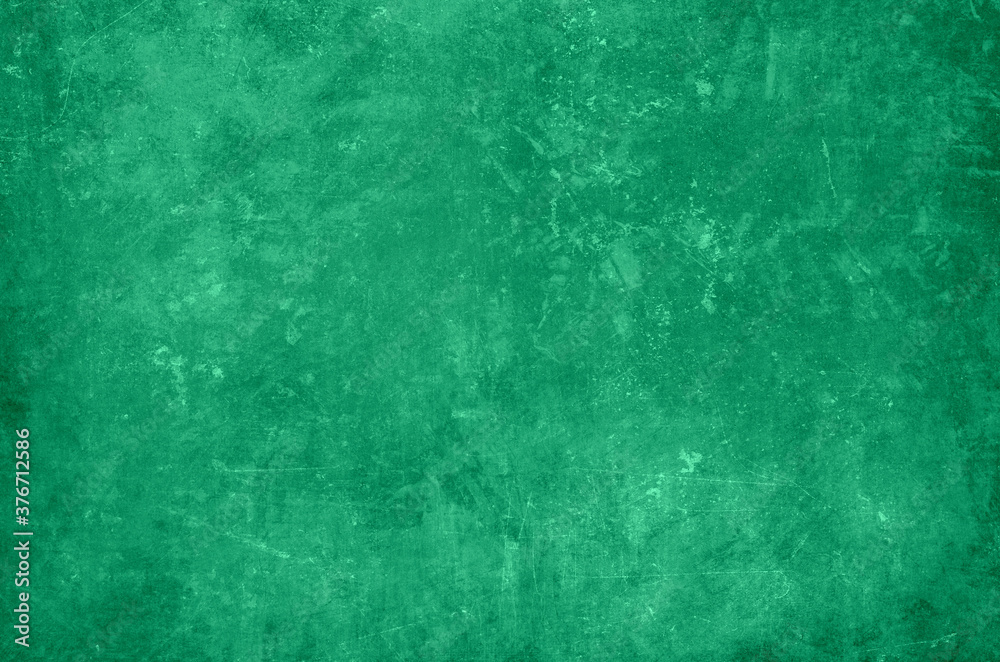 Green scraped wall