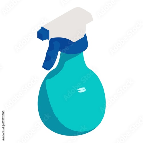 Window spray cleaner icon. Isometric of window spray cleaner vector icon for web design isolated on white background
