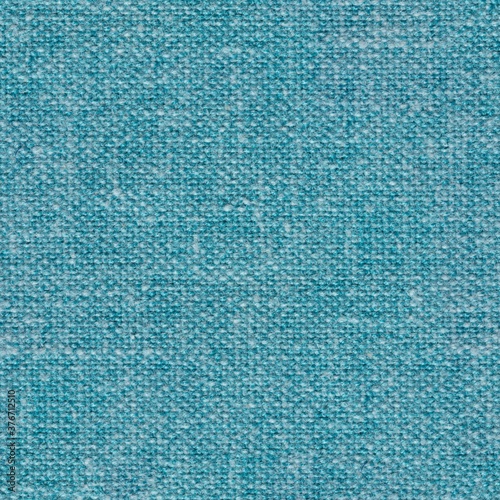 Perfect fabric background in blue colour. Seamless square texture.