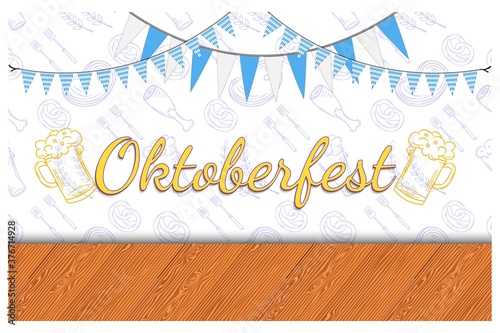 oktoberfest garland collection oktoberfest background