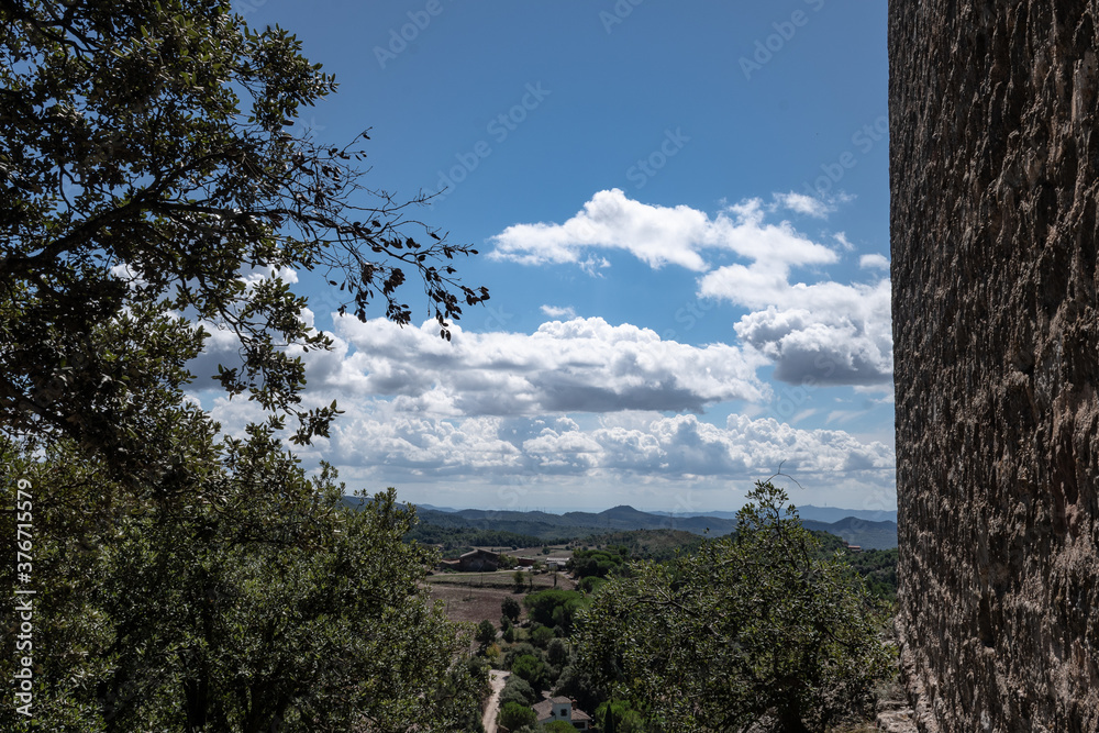 Naklejka premium Paisaje cielo y nubes 
