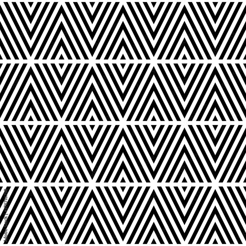 Black chevron lines on white background. Seamless surface pattern design with linear ornament. Curves wallpaper. Angle brackets motif. Digital paper with chevrons. Striped vector illustration. Black chevron lines on white background. Seamless surface pattern design with linear ornament. Curves wallpaper. Angle brackets motif. Digital paper with chevrons. Striped vector illustration.