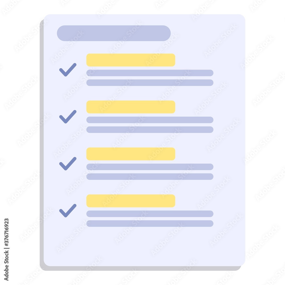 Work standard icon. Cartoon of work standard vector icon for web design isolated on white background Work standard icon. Cartoon of work standard vector icon for web design isolated on white background