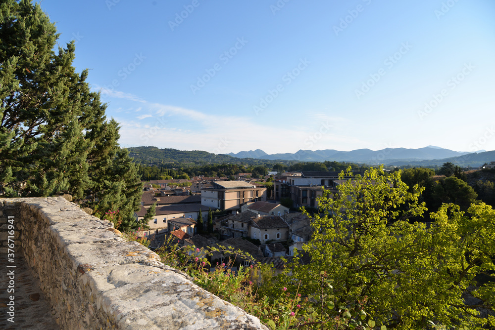 Obraz premium Vaison-la-Romaine. View of the village. South of France. Provence. Vaucluse.