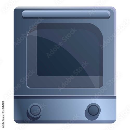 Convection oven icon. Cartoon of convection oven vector icon for web design isolated on white background