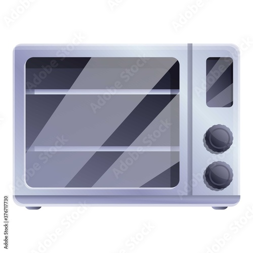 Modern convection oven icon. Cartoon of modern convection oven vector icon for web design isolated on white background