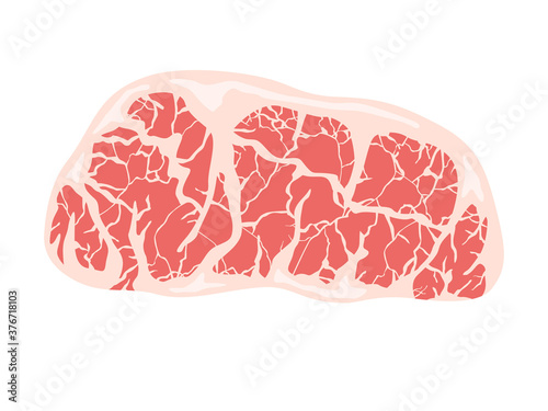 高級霜降り肉のイラスト