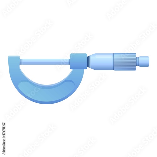 Craft micrometer icon. Cartoon of craft micrometer vector icon for web design isolated on white background