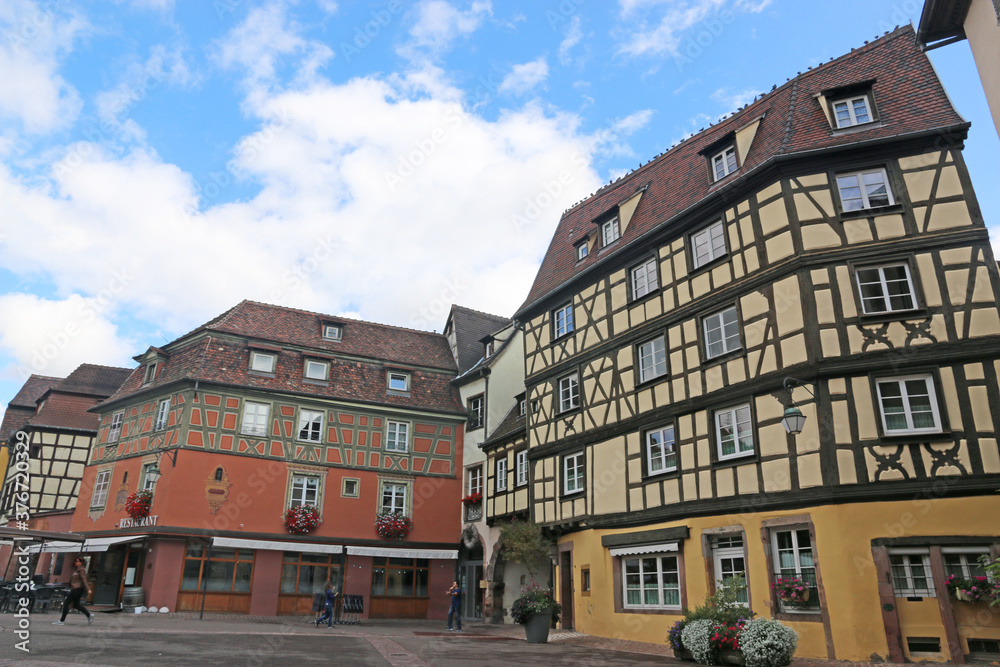 	
Street in Colmar, Alsace, France	