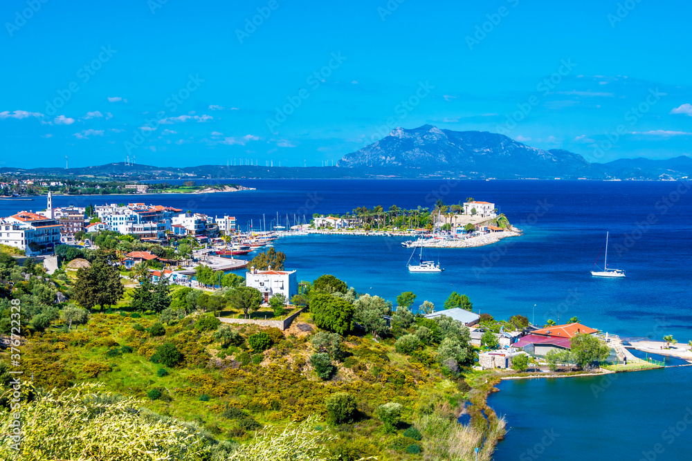 Datca Harbour view. Datca is populer tourist destination in Turkey.