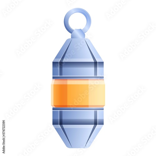 Magic amulet icon. Cartoon of magic amulet vector icon for web design isolated on white background