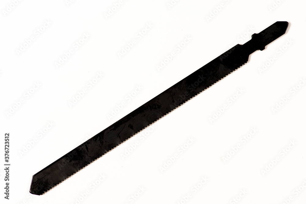 An image of jig saw blades. Macro An image of jig saw blades. Macro