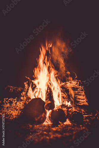 fire in the night