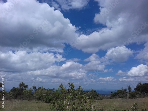 clouds in the sky