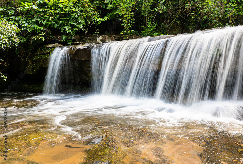 Than Ngam Waterfall, Nong Khai Province in Thailand.