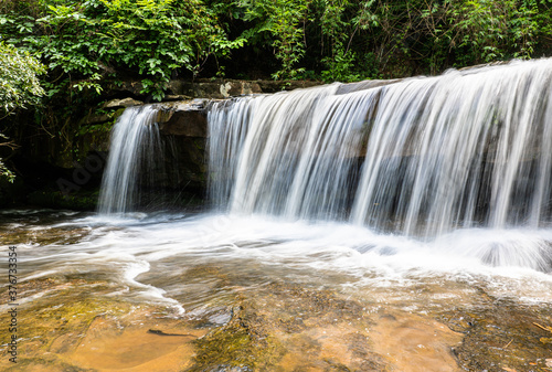 Than Ngam Waterfall, Nong Khai Province in Thailand. © santi