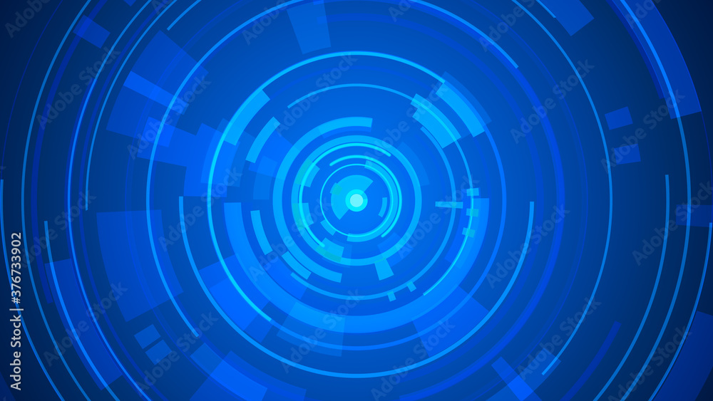 Circle blue technology Hi-tech dark background. Abstract graphic digital future concept design. Circle blue technology Hi-tech dark background. Abstract graphic digital future concept design.